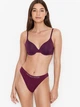 Бавовняні Трусики Victoria's Secret Logo Cotton Hiphugger Panty L Бордові (26373693) - зображення 1