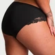 Трусики Victoria’s Secret Stretch Cotton Lace-Trim Bikini Panty M Чорні (26607394) - изображение 2