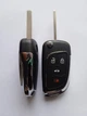 Корпус викидного ключа для Opel Astra Insignia Zafira Vektra Galakeys 4 кнопки лезо HU100 (15-49) - зображення 1
