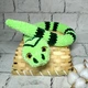 М'яка іграшка ручної роботи в'язана амігурумі Hand Made Змія з плюшу довжина 65 см 202-60-4 - зображення 2