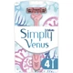 Бритва Gillette Simply Venus 3 женские одноразовые станки, 4 шт. - изображение 1