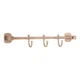 Тримач для рушника Qtap Liberty 3 гачка 365 мм QTLIBANT11543 Antic Bronze - зображення 1