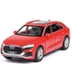 Машинка Audi Q8 игрушка металлическая моделька коллекционная 1:24 Красный (7090194) - изображение 1