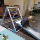Треугольник пиклера трансформер SportBaby 84х64см, с сеткой и горкой, для детей от 1 года, цветной - изображение 9