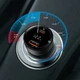 АЗП Автомобільний зарядний пристрій Baseus 100W USB + Type-C 5A Superme Digital Display QC 4.0+PD3.0 PPS 100W USB + Type-C 5A Чорний - зображення 2