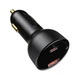 АЗП Автомобільний зарядний пристрій Baseus 100W USB + Type-C 5A Superme Digital Display QC 4.0+PD3.0 PPS 100W USB + Type-C 5A Чорний - зображення 3