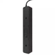 Мережевий подовжувач фільтр Proove Power Socket P-04 4*Рожетки 4*USB 2*Type-C 2 м 2500 W Black - зображення 4