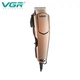 Професійна дротова машинка для стрижки VGR V-131 Pro Коричнева + Ножиці та Гребінець - зображення 3