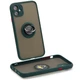 Чехол Fiji Colorframe для Apple iPhone 11 матовый бампер с кольцом подставкой Green - изображение 1
