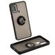 Чехол Fiji Colorframe для Samsung Galaxy M21 (M215) матовый бампер с кольцом подставкой Black - изображение 1