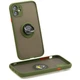 Чехол Fiji Colorframe для Apple iPhone 11 матовый бампер с кольцом подставкой Khaki - изображение 1
