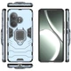 Чехол Fiji Ring для Realme GT 6 / GT 6T 5G (RMX3851 / RMX3853) бронированный с кольцом подставкой темно-синий - изображение 3