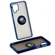 Чехол Fiji Colorframe для Samsung Galaxy M32 (M325) матовый бампер с кольцом подставкой Dark Blue - изображение 1