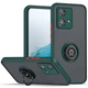 Чехол Fiji Colorframe для Motorola Edge 40 Neo матовый бампер с кольцом подставкой Green - изображение 1