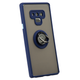 Чехол Fiji Colorframe для Samsung Galaxy Note 9 (N960) матовый бампер с кольцом подставкой Dark Blue - изображение 1