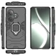 Чехол Fiji Ring для Realme GT 6 / GT 6T 5G (RMX3851 / RMX3853) бронированный с кольцом подставкой черный - изображение 3
