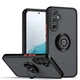 Чохол Fiji Colorframe для Samsung Galaxy A54 (A546) матовий бампер з кільцем підставкою Black-Red - зображення 1