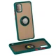 Чохол Fiji Colorframe для Samsung Galaxy A51 (A515) матовий бампер з кільцем підставкою Green - зображення 1