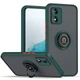 Чехол Fiji Colorframe для Motorola E13 матовый бампер с кольцом подставкой Green - изображение 1
