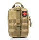 Сумка аптечка на системі Molle (20х15х8 см) Пісок / Аптечний підсумок AC87 (L) - изображение 2