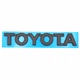 Емблема напис Toyota (ABS, чорний, матовий) 15,8*2,7 см - зображення 2