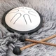 Глюкофон MEINL Nino Mini Melody Steel Tongue Drum NINO980WH (6") White (R128486) - изображение 4