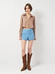 Шорты женские Zara 8814/084 M Синие (00881408400032) - изображение 3