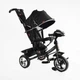 Дитячий велосипед 3-х колісний BestTrike 6588 поворотне сидіння фара музична. Black (165669) - зображення 1