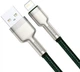 Кабель металлические штекеры BASEUS Cafule Metal USB - Lightning 25 см (CALJK-01) черный - изображение 2