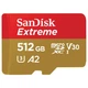 Карта памяти MicroSDXC 512GB SanDisk Extreme C10 V30 U3 (SDSQXAV-512G-GN6MA) - изображение 3
