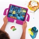 Протиударний дитячий чохол STR EVA для Apple iPad 11" 2025 (A16) чоловічок з ручками Rose - зображення 2