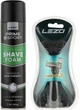 Набор - Lezo Box Prime Gentleman's Sensitive Skin (sh/foam/200ml + razor/1шт + blade/4шт) (921262-24452) - изображение 2