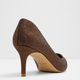 Жіночі човники ALDO 13736268-201 41 (10US) 26.4 см Темно-коричневі (58822806003) - зображення 4