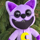 Игрушка мягкая Кэт Нэп Catnap Кот Дримот Poppy Playtime фиолетовый хаги ваги 33см без хвоста Копица Украина (00517-91) - изображение 2