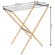 Сушарка для білизни підлогова Casa Si Bamboo Dryer S Braun (CS92303W06) - зображення 2