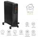 Обогреватель масляный Trotec TRH 25 E 2500W Black (1410000720) - изображение 3