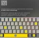 Клавіатура ігрова механічна бездротова EPOMAKER EP-64-WM White 2.4G/BT/USB RGB Mulan Switch Linear Hot-Swap - зображення 13