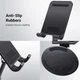 Подставка для телефона UGREEN LP805 Swivel & Foldable Multi-Angle Phone Stand Black (35152) - изображение 6