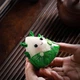 Фигурка для чайной церемонии Lesko Дракон Zongzi меняющий цвет от горячей воды - изображение 1