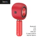 Беспроводной микрофон караоке Hoco BK8 (Bluetooth, AUX, 2000 мАч., 5w, 8 часов работы, звуковые эффекты) - Красный - изображение 1