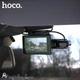 Автомобильный видеорегистратор Hoco Di07 Dual Cameras Driving Recorder | 2 камеры, HD видео, угол обзора 120°, microSD до 32 ГБ, экран 3", аккумулятор 180 мАч, циклическая запись, встроенный динамик, G-сенсор, мониторинг парковки, ночное видение| Черный - изображение 3