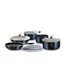 Набір посуду 12 предметів Berlinger Haus Metallic Line Aquamarine Edition (BH-6101) - зображення 1