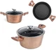 Набор посуды 10 предметов Berlinger Haus Metallic Line Rose Gold Edition (BH-6151) - изображение 4