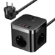 Сетевой фильтр Baseus PowerCombo Cube Power Strip 3*AC 2*USB 2*Type-C 1,5м 4000W (E00066400117-00) Black - изображение 5