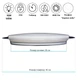 Led светильник с пультом управления потолочный ULM-0423 50W 2900K-6000K 350мм накладной круглый - изображение 2