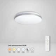 Светильник светодиодный с пультом ДУ 50W ULM-0027 2900K-6000K, LED люстра круглая 380х65 мм - изображение 1