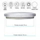 Світильник світлодіодний стельовий ULM-0621 50W 2900K-6000K 350 мм, led люстра з пультом управління кругла - зображення 2