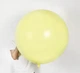 Большой Воздушный Шар Latex Balloon 36 дюймов 90 см Жёлтый Пастельный (00431) - изображение 1