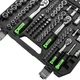 Профессиональный набор инструментов в кейсе Winso Pro 1/2", 1/4", 3/8" 72T, CR-V, 150ед. 924150 - изображение 9