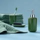 Дозатор для жидкого мыла KELA Isabella 400 мл (22007) зеленые листья - изображение 2